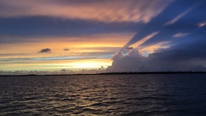 Photograph taken of a Key West sunset