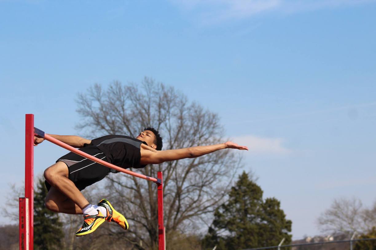 Freelance Sports Photography: This was taken at a track practice for the school's yearbook supplement.
