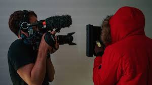 photo of man filming