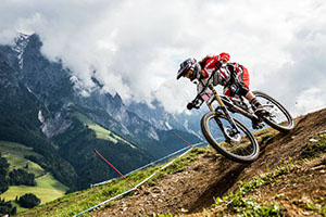 Downhill Mountian Biker
