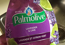 Palmolive dish soap with logo